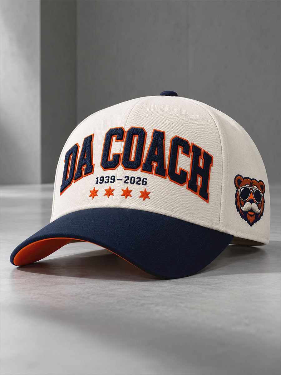 Unisex Chicago Football Lover Da Coach Legend Printed Hat