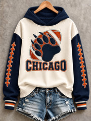 Women's  Football Gameday Gift For Football Fans Print Sweatshirt