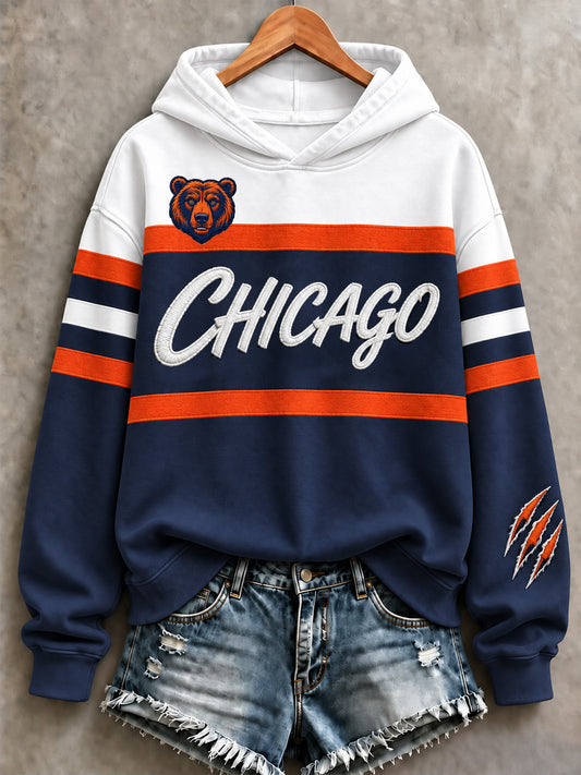 Women's  Football Gameday Gift For Football Fans Print Sweatshirt
