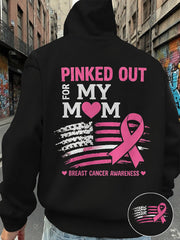 Men's Breast Cancer Awareness Real Men Wear Pink Hoodie