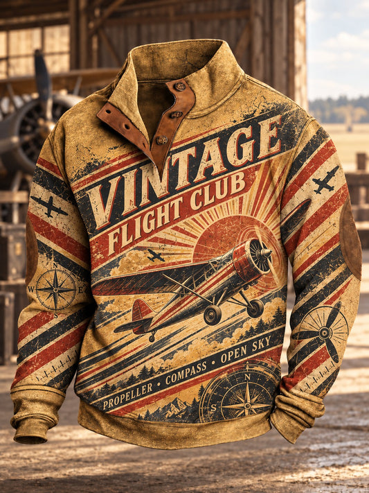 Men's Vintage Fight Club Printed Sweatshirt
