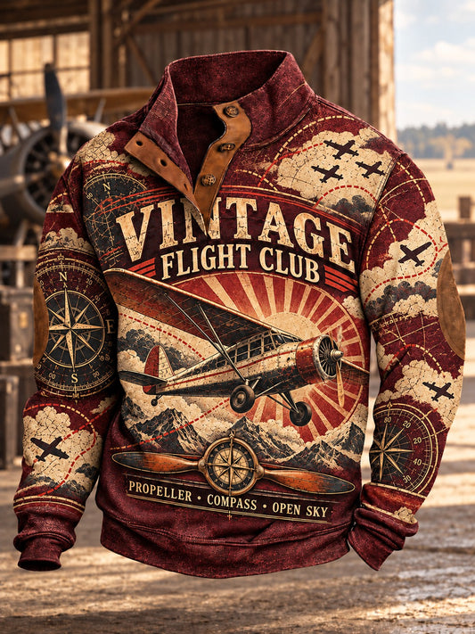 Men's Vintage Fight Club Printed Sweatshirt