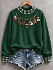 Women’s Christmas Mock-Neck Sweatshirt