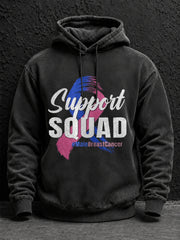 Men's Breast Cancer Awareness Men Fight Pink Too Hoodie