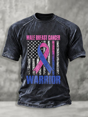 Men's Breast Cancer Awareness Men Fight Pink Too T-shirt