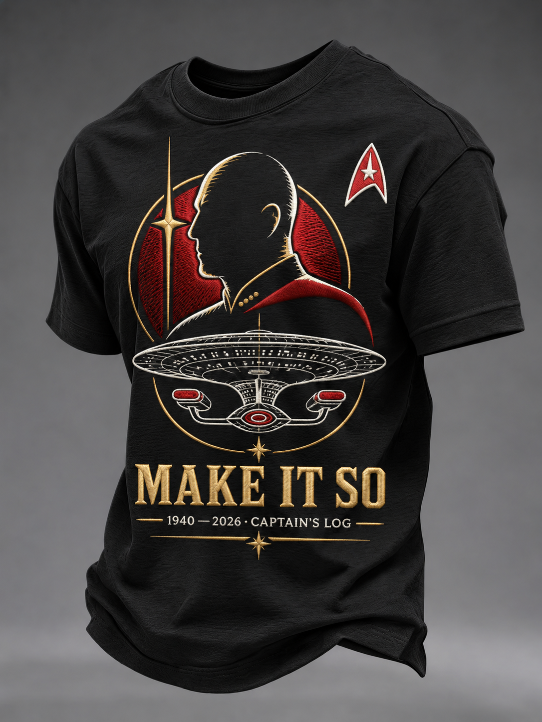 Men's Patrick Stewart RIP 1930-2026 Tee